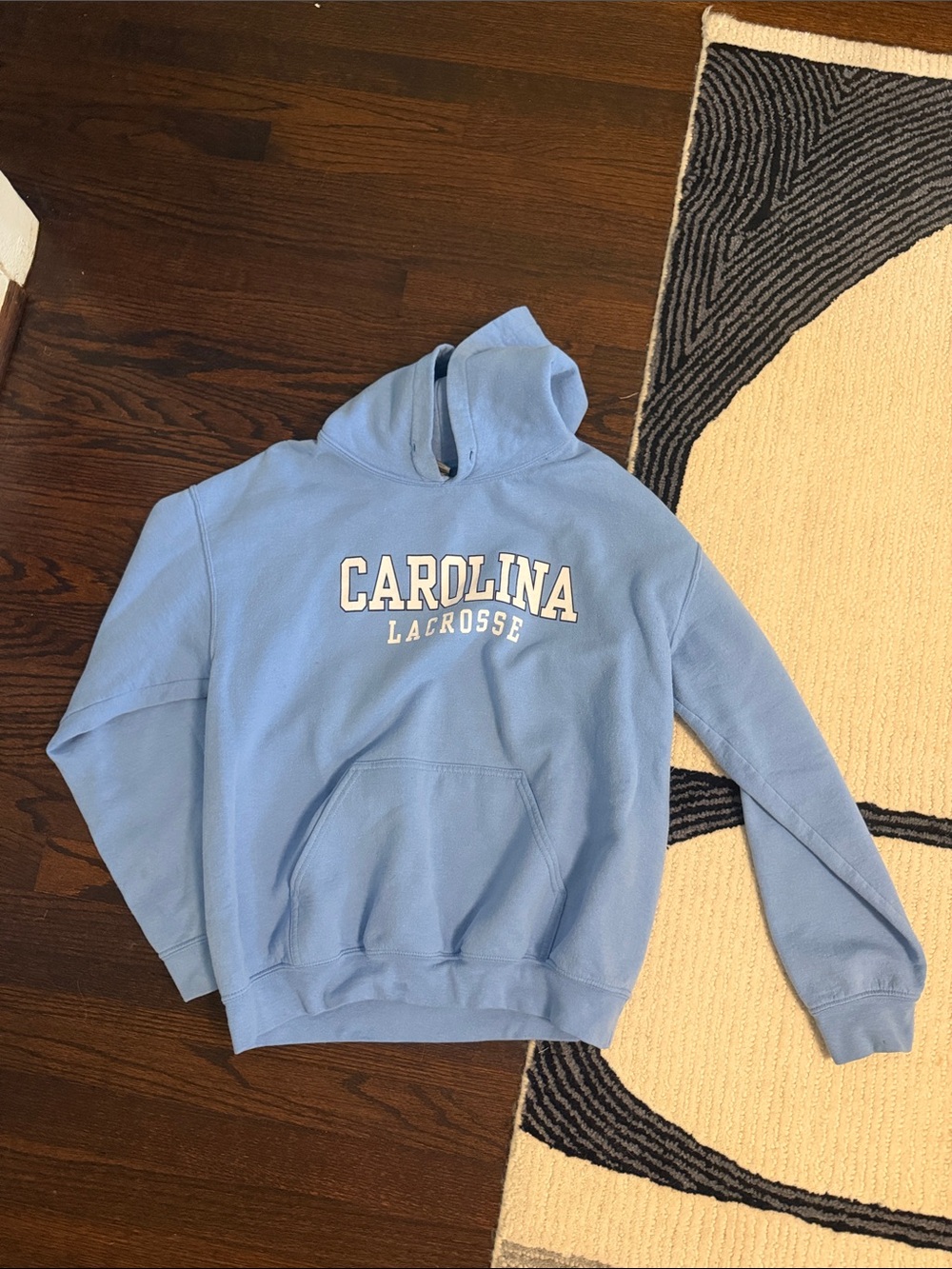 Carolina Lacrosse Light Blue Hoodie